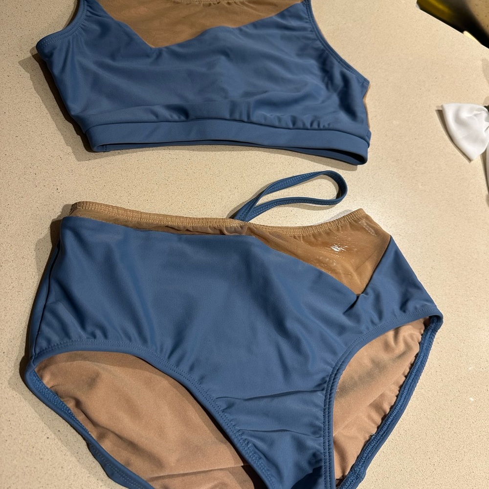 Patrick J Design Slate Blue Dancewear Set